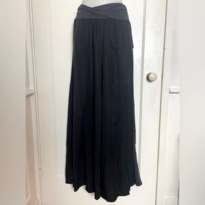 FP Movement by Free People Wide Leg Pants with Grey Ribbed Inlay Detail - NWT!